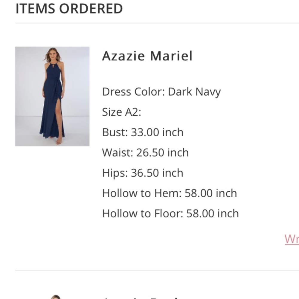 Azazie Mariel Bridesmaid Dress - Picture 6 of 7